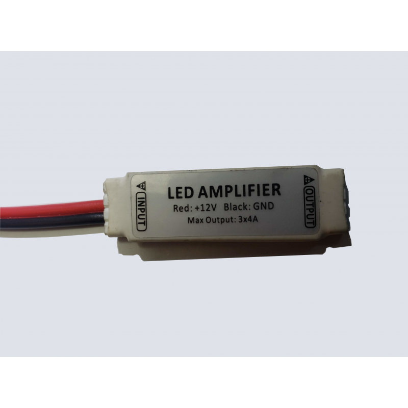 Amplificador RGB con conectores